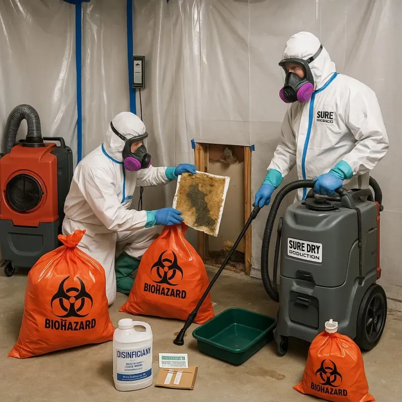 Contaminated Water Handling Protocols process in Experiment, GA